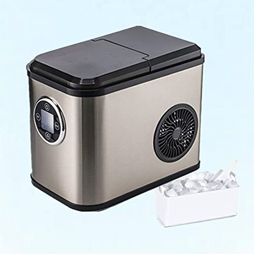 PanHuiWen Machine à GlaçOns autonettoyant Machine a Glace Italienne Pas Cher 9 Glaçons par 8 Min 2 Tailles de Glaçons pour Bureau de Cuisine,B