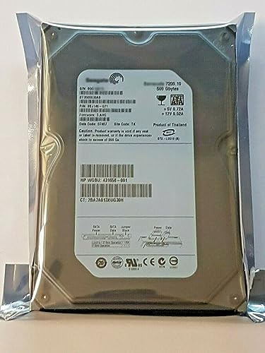 Disco rigido SATA da 500 GB ST3500630AS 7200.10 FW:3.AHG 3.5
