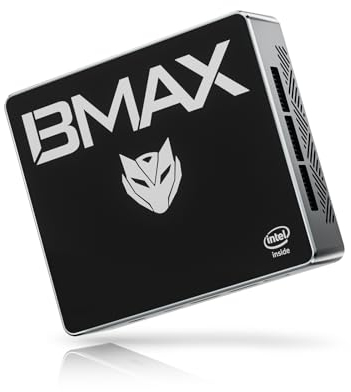 BMAX Mini PC Intel N97 (fino a 3,6 Ghz) 16GB RAM 512GB M.2 SSD Win 11 Pro B4Pro Micro Desktop Computer con 4K HDMI/Gigabit Ethernet/WiFi 5/ Bluetooth 4.2/ USB 3.2 Office Business VESA