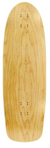 Perfeclan Blankes Skateboard-Deck, 7-lagiges Ahorn-Konstruktions-Skateboard, langes Deck, hölzernes Longboard-Deck, konkaves Board für Anfänger und Kinder