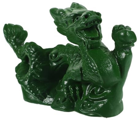 STOBAZA Holzdrachenstatue Chinesische Drachenfigur Drachendekoration Drachenstatuen Und Figuren Chinesisches Tierstatuen- Chinesische Drachen-bastelstatue Drachen Für Neue Jahr