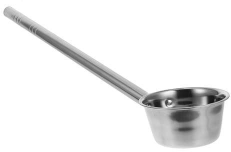 TOPBATHY Mestolo Per Acqua Manico Acciaio Inossidabile Mestolo Da Cucina Per Zuppa e Verdure Grande Capacità Per Giardinaggio e Uso Domestico
