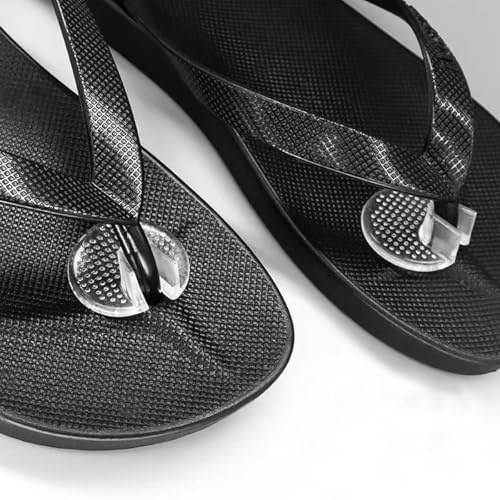 Tåskydd i silikon för Flip Flops | Mjuk gelkudde dyna med tåskydd | gel tå stolpar kudde för män och kvinnor | framfotsstoppningsinlägg | halkskydd string sandal tillbehör (1)