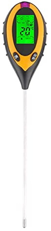 DIKAMAN Testeur d'humidité, Testeur de Sol Testeur électronique Testeur de Sol Sol Testeur de pH Thermomètre thermomètre pour Plantes en Pot, Jardin