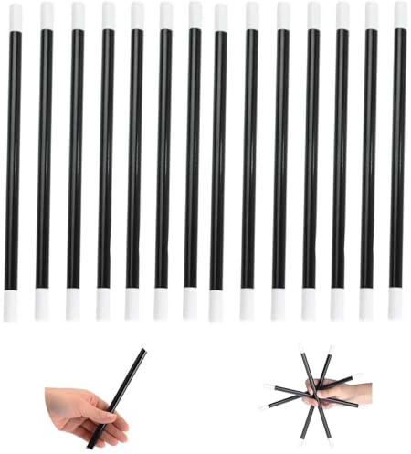 14 Pezzi Bacchetta Magica in Plastica, 24.5CM Bacchetta da Mago per Adulti Bambini, Accessori per Costume da Mago Strega, Set per Spettacoli Magici, Forniture per Feste di Carnevale e Party Tematici