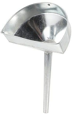 UKCOCO Entonnoir à Huile pour Voiture, Bouche Large, Filtre à Essence Voiture, Tige Longue en Fer, pour Automobiles et Motos, Facile à Utiliser