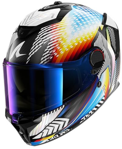 SHARK, Integraler Motorradhelm SPARTAN GT PRO CARBON STHYR Carbon White Chrom DWU, XL