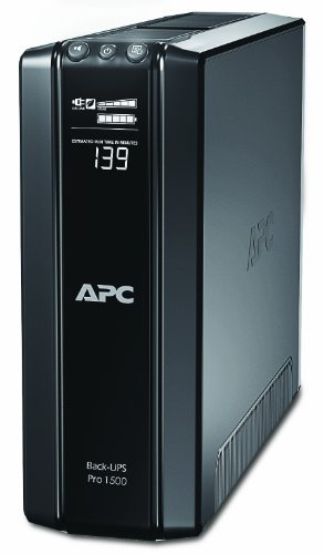 APC Back-UPS Pro 1500VA - BR1500G-FR - Sistema de alimentación ininterrumpida SAI - 6 Tomas, AVR, USB, Software de Apagado - Versión Francia