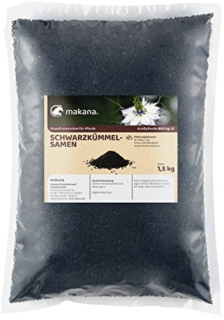 Makana Schwarzkümmelsamen PUR für Pferde, 1,5 kg Beutel