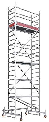 Layher Fahrgerüst Rollgerüst UNI Leicht P2 Sicherheitsaufbau