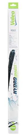VALEO Hydroconnect Escobilla - HU65 Alto Rendimiento, Visibilidad Superior en Carretera, Fácil Instalación Escobilla Plana 650mm - Delantera - 1 Escobilla Limpiaparabrisas - 578580