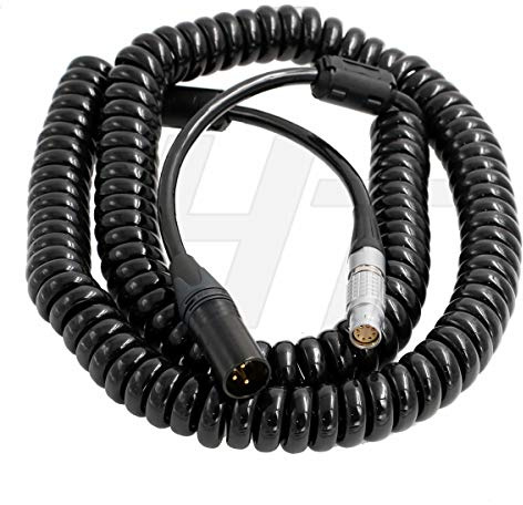 HangTon 24V Coiled Power Cable XLR 3 Pin to 8 Pin for ARRI Alexa Mini, Amira, Alexa Mini LF Camera