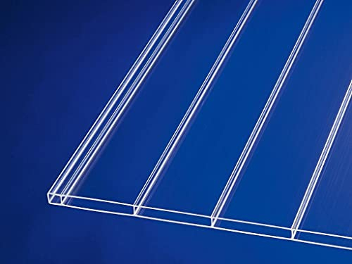 ALLTOP Acryl-Stegplatten 16mm uv-lichtdurchlässig, klar, 64mm Stegabstand, No Drop Beschichtung (B x T) 1200mm x 4000mm