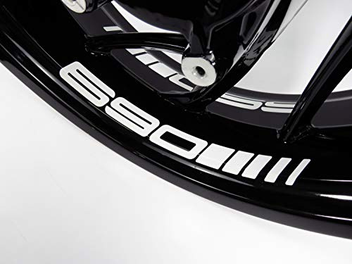 BIKE-label Felgenbett Aufkleber Dekor weiß kompatibel für KTM 690 Duke X790075