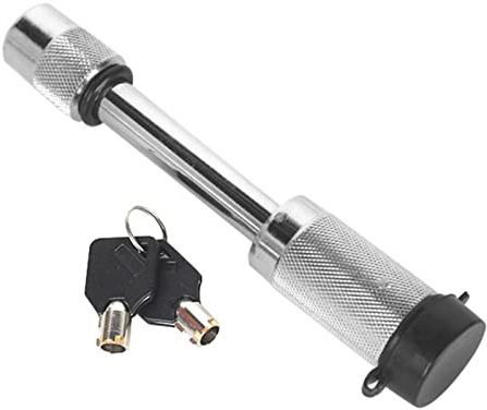 Hitburu Hitch Lock,Lockable Trailer Tongue Coupler Lock Cast Steel | Trailer Tongue Lock Car Lock for Towing Trailer RV Car Boat Truck