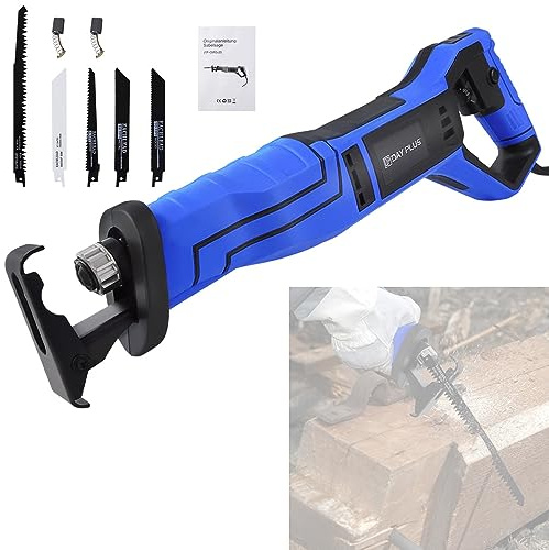 Scie à guichet, scie électrique 21V pour couper le bois et les arbres, scie électrique portative, profondeur de coupe dans le bois : 160mm, métal : 8mm, plastique : 60mm, scie pour le jardin