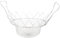 Cestello per Friggere Pieghevole Acciaio Inossidabile per Risciacquo a Vapore Cestello per Frittura per Alimenti Fritti Colino Cestello per Cottura Forniture per Cucina Ristorante