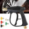 WYFCR Pistola de Lavado de Alta Presión, con boquillas de conexión rápida de 5 colores, Conexión Rápido y Adaptador de 1/4 , Limpiar Coche, Jardín y Terraza, Limpieza de Pisos y Riego