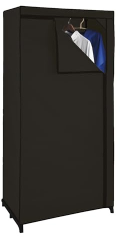 Spetebo Stoffschrank 150 cm inkl. Kleiderstange - Farbe wählbar