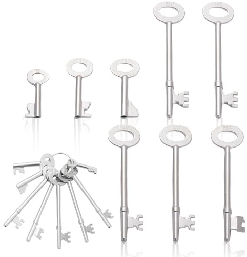 Lot de 8 clés de pompier FB, FB1, FB2, FB4, FB11, FB14