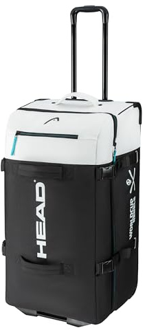 HEAD Rebels Travelbag skidresväska, svart/vit, 120 l EU