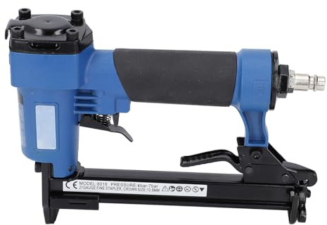 BAFOVY 8016 Agrafeuse Pneumatique, Pistolet à Agrafes à Air Huilé pour Menuiserie et Tapisserie, avec Poignée Ergonomique et Sécurité, Compatible avec Agrafes de 1/4, 5/16, 3/8, 1/2,