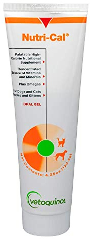 Vetoquinol Nutri-Cal 4.25 Oz - High Calorie Supplement for Cats and Dogs