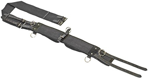 BUSSE Longiergurt CANVAS, Pony (Umfang: 130-195 m), schwarz