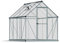 CANOPIA Palram Mythos Serre de Jardin– Polycarbonate Protégé Contre Le Solaire et Cadre en Aluminium, Base Inclue - Argent