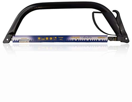 Seghetto per rose da siepe Augusta 530 mm - sega robusta con leva a sgancio rapido - sega da potatura con denti di piallatura temprati per legno secco e umido - protezione per mani e nocche