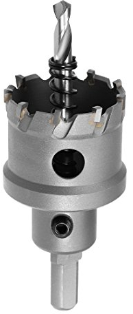 sourcing map Hartmetall Lochschneider, Lochsägen für 5mm Edelstahlblech Metall 40mm
