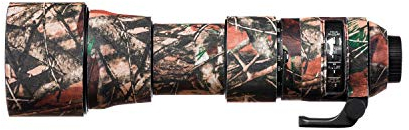 easyCover - Lens Protection Camouflage Cover - Objektivschutz - Schutz für Ihr Kameraobjektiv - Geeignet für Sigma 150-600mm f/5-6.3 DG OS HSM Contemporary - Wald Camouflage