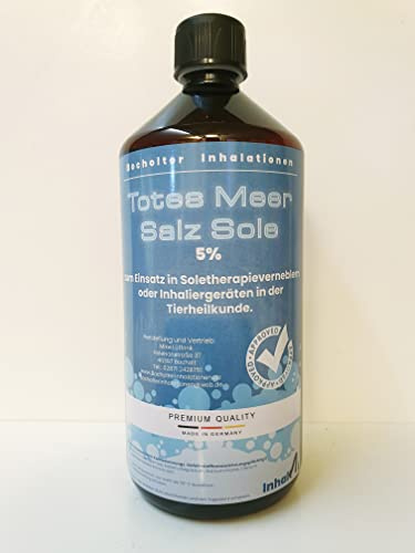 5% Totes Meer Sole für Inhaliermasken oder Solevernebler Soletherapie