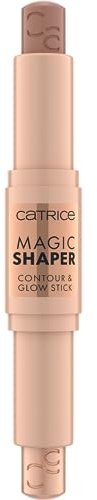 Catrice Magic Shaper Contour & Glow Stick, konturpenna, nr 010, flerfärgad, definierande, omedelbart resultat, naturlig, vegansk, utan parfym, utan alkohol, utan parabener, 1-pack (9 g)