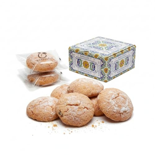 RAREZZE - Fagottini di fragrante pastafrolla ripieni con FRUTTI DI BOSCO. Sigillati uno ad uno. Scatola regalo (gr.400). Da antico laboratorio di pasticceria artigianale siciliano