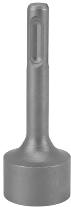 SDS Plus Ground Rod Driver, Round Handle Ground Rod Bit Concave Hammer Head for SDS Plus Hammer Drill 19mm for Construction Workers
