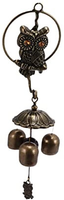 OUSIKA fengshui Hanging Pendant Retro Wind Chime Bag Wind Chime Bronze Wind Chimes Magnet doorbell Wall Hanging Windspiel