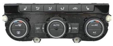 Klimaanlage Bedienfeld Schalter Ac Sitzheizung Kompatibel for VW PQ 35 Neue Tiguan CC Golf MK6 5ND 907 044 5ND907044