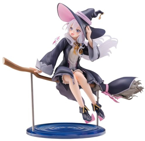 Xinchangda Anime Wandering Witch: The Journey of Elaina Figure 19cm PVC Elaina Action Figure Collectible Statue Ornaments Desktop Decoration Birthday Gift