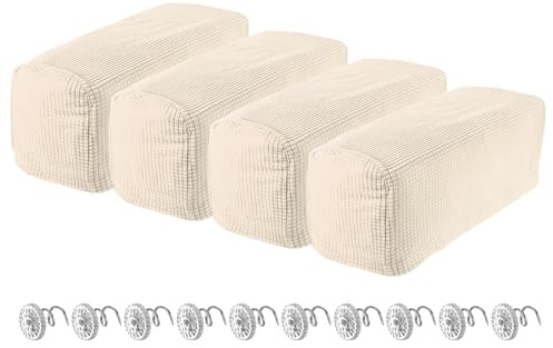 QUARKZMAN 4pz Coperture per Braccioli Estensibili Coperture Bianco