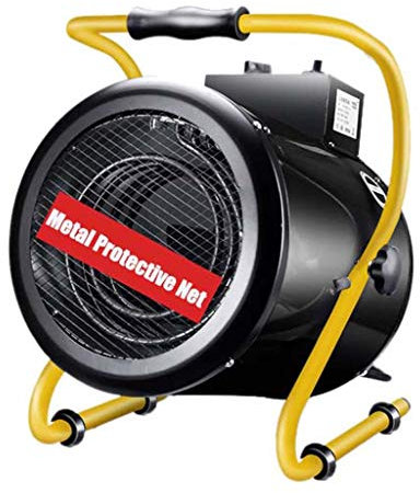 ERSINIAN Heißluftgebläse, Industrieheizung 380 V, 9 kW, | Edelstahl-Heizrohr - Hochleistungsheizung, energiesparend - geeignet für 50–90 m² große Industrie- und Haushaltswarenläden