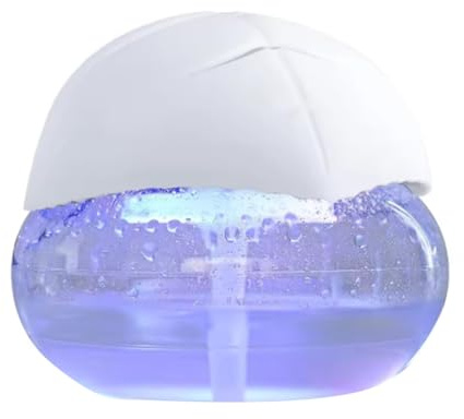Yarryuter Luftreiniger Wasserbasierte Waschluft Erfrischer mit 7 LED-Farbwechsellicht Luftrevitalisierungs- & Erfrischer EU-Stecker A