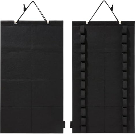 Présentoir de Ceinture d'arts Martiaux - Support Mural en Feutre - Peu encombrant - Pliable - pour jusqu'à 12 Ceintures - pour Judo, Chambre d'enfant