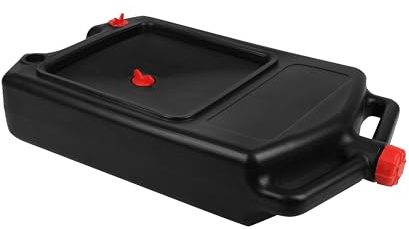 Wellogic Ölwechselkanister 10L – Öl Auffangbehälter & Kunststoffkanister für Motoröl, Wasser & Frostschutzmittel – Auslaufsicher mit Griffen & Verschlussdeckel
