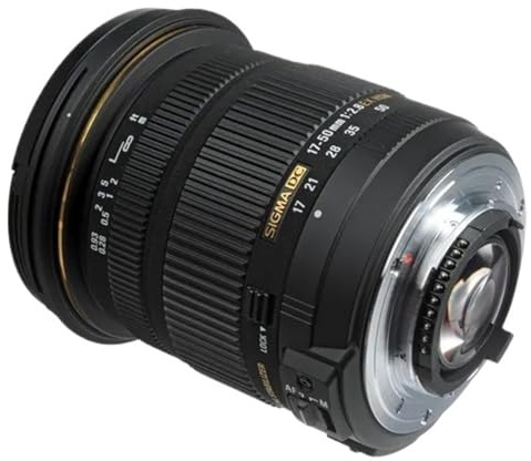 Camera Lens, Objectif Zoom Standard à Grande Ouverture 17-50mm F/2.8 EX DC OS HSM FLD, Compatible for Canon, Compatible for Nikon,Parts(Nikon)