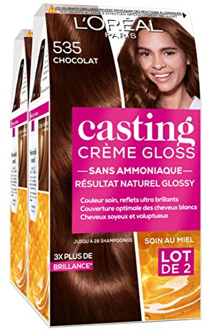 L 'Oréal Paris Casting Creme Gloss Haarfarbe, Ton in Ton, ohne Ammoniak, 2 Stück