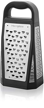Microplane Elite Fünf-Klingen-Reibe – fünf Reibflächen, einschließlich fein, grob, Band, ultragrob und Hobeln