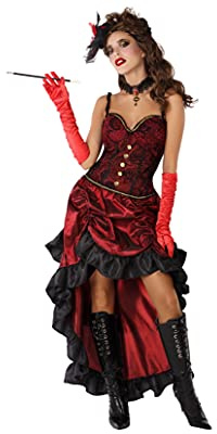 Atosa Disfraz Cabaret Rojo Adulto Mujer Adulto