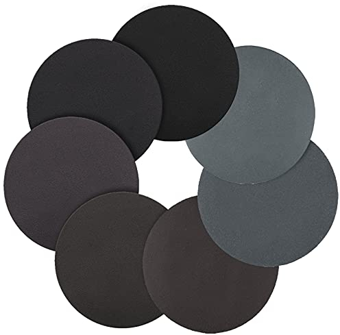 YIYINOE 35 Pezzi da 125 mm, Dischi Abrasivi 320/400/600/800/1000/1200/1500 Graniglie Ideale per Levigatura/Lucidatura/Spolveratura per Smerigliatrice angolare