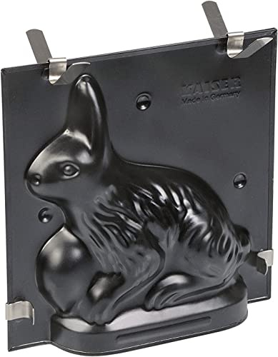 ORIGINAL KAISER 3D Osterhasen Backform 0,5 l - antihaftbeschichet Oster-Backform Hasenform für Ostern Osterbackform